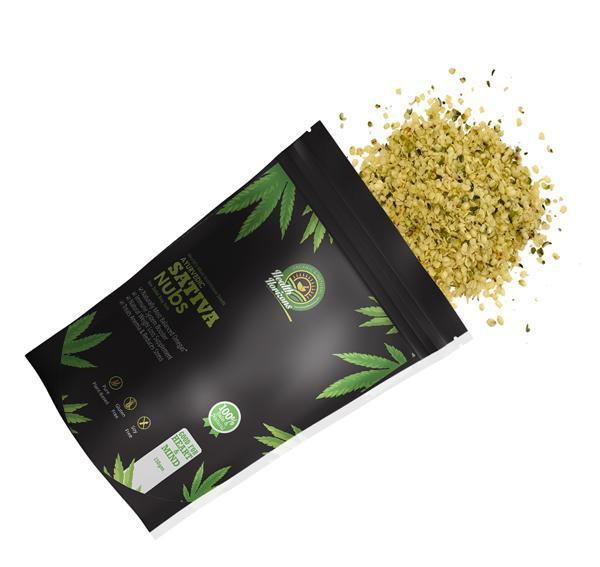 Raw Shelled Sativa Hemp Nubs (seeds), 150g