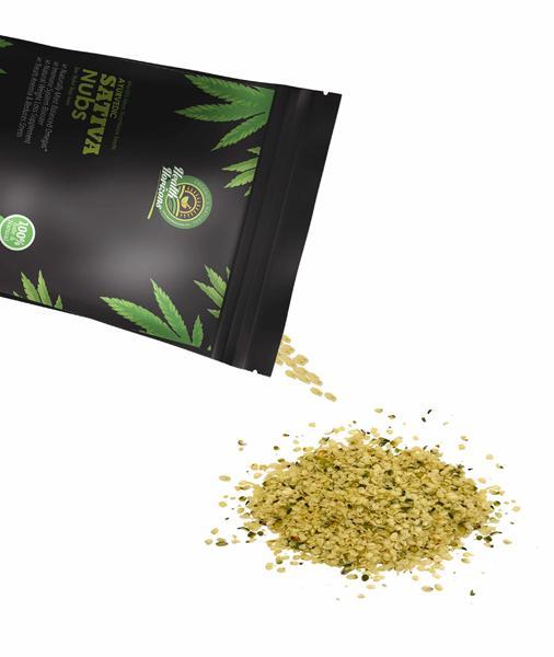 Raw Shelled Sativa Hemp Nubs (seeds), 150g