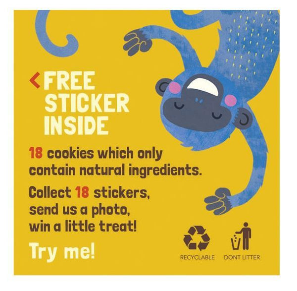 Healthy Wholegrain Cookies - Oats, Banana and Honey with Zero Transfat (Pack of 3) - 225g