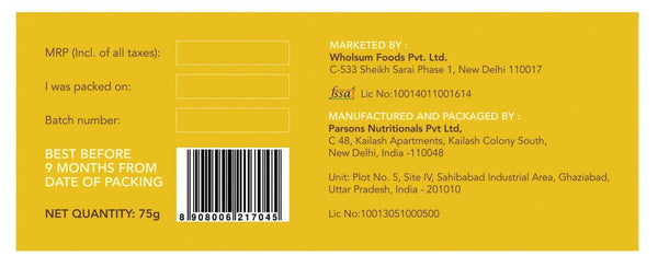 Healthy Wholegrain Cookies - Oats, Banana and Honey with Zero Transfat (Pack of 3) - 225g