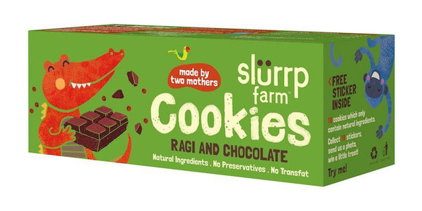 Healthy Wholegrain Cookies - Ragi and Chocolate with Zero Transfat (Pack of 3) - 225g