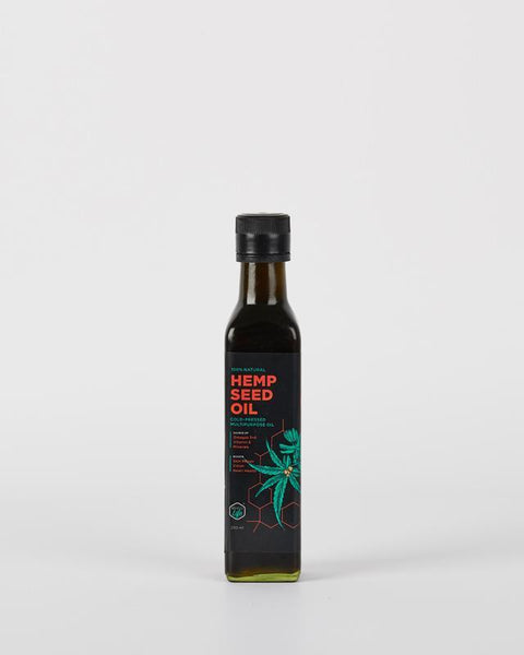 Raw , Cold-pressed and Unrefined 100% Hemp (Cannabis Sativa L.) Seed Oil, 250ml