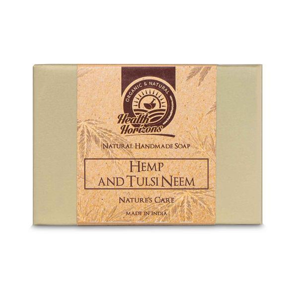 Hemp Natural Handmade Soap With Tulsi and Neem Extracts, 125g