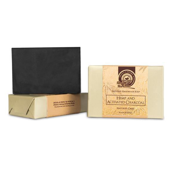Hemp and Activated Charcoal Natural Handmade Soap, 125g