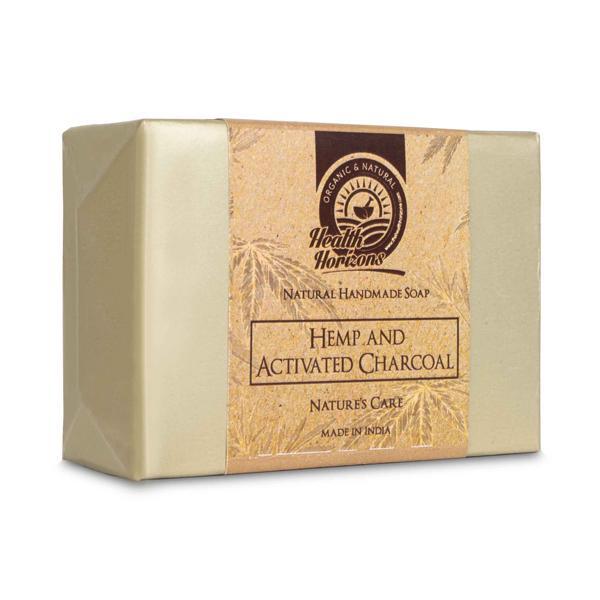 Hemp and Activated Charcoal Natural Handmade Soap, 125g