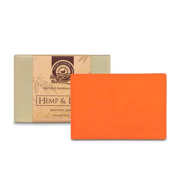 Hemp and Rose Natural Handmade Soap, 125g