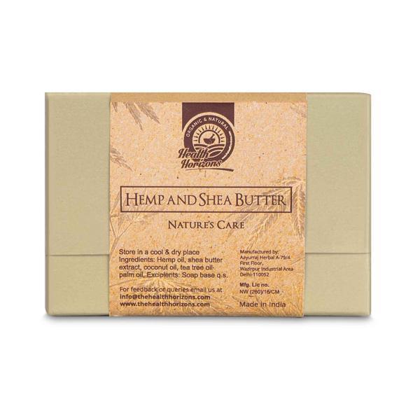 Hemp and Shea Butter Natural Handmade Soap, 125g