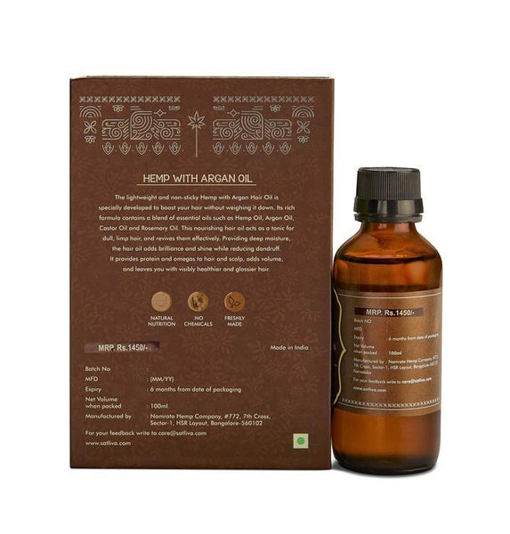 Hemp with Argan Hair Oil