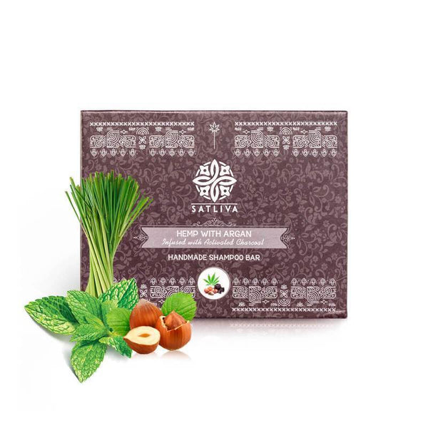 Hemp with Argan and Activated Charcoal Shampoo Bar