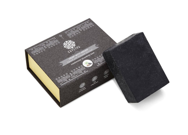 Hemp with Argan and Activated Charcoal Shampoo Bar