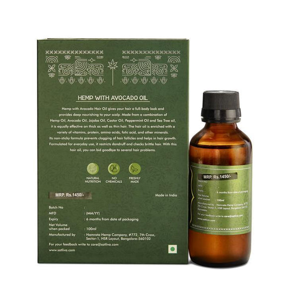 Hemp with Avocado Hair Oil