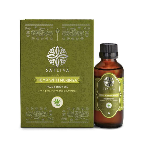Natural Hemp and Moringa Body and Face Oil