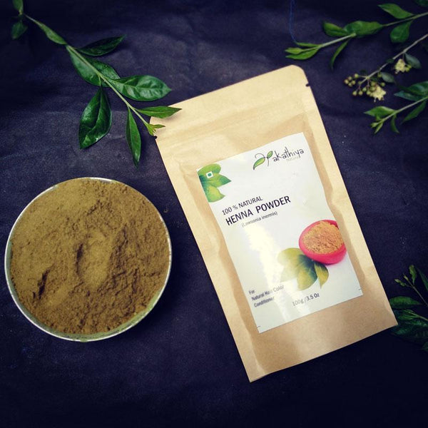 Natural Henna Powder - Pack of 2, 100g each