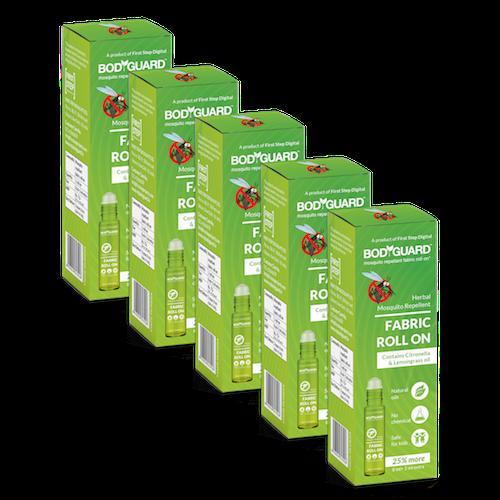 Bodyguard Herbal Fabric Roll-On Mosquito Repellent with Citronella and Lemongrass Oil
