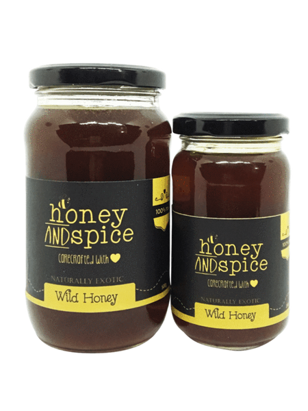 Honey and Spice Raw Wild Honey