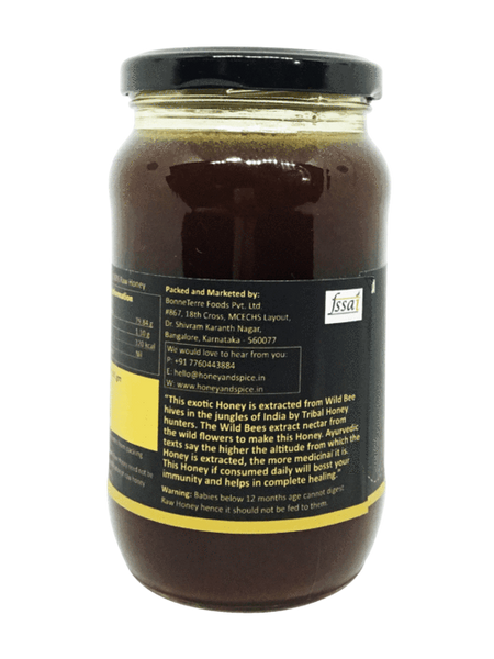Honey and Spice Raw Wild Honey