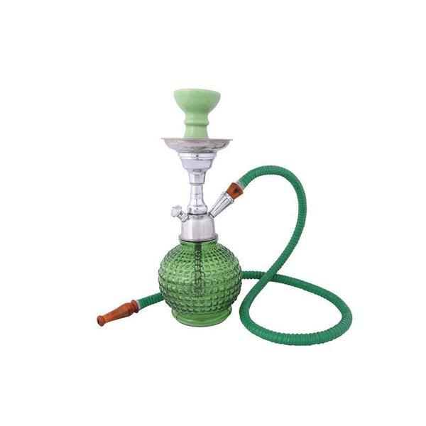 Green Bambino Hookah Pot Handcrafted by Traditional Artisans