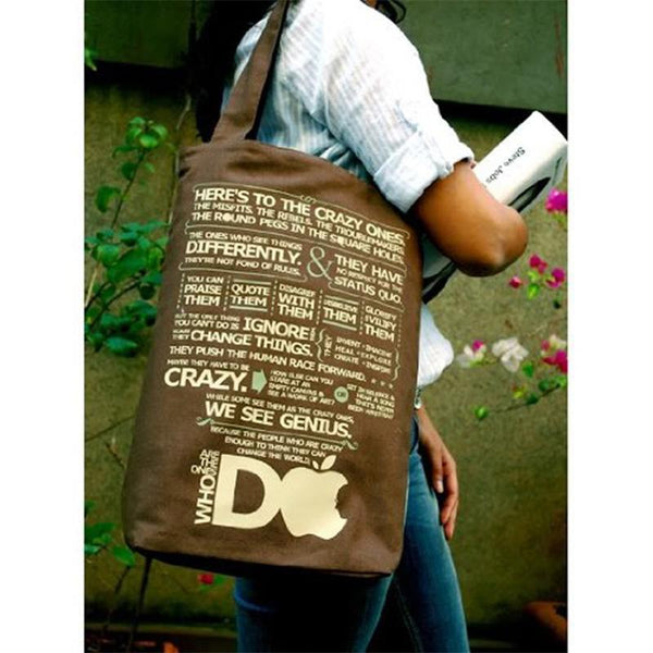 Cotton Tote Bag - Wood Brown