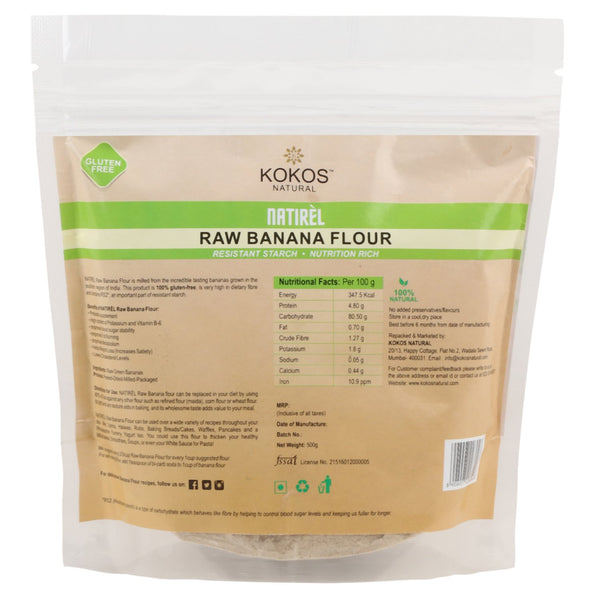 Kokos Natural Raw Banana Flour