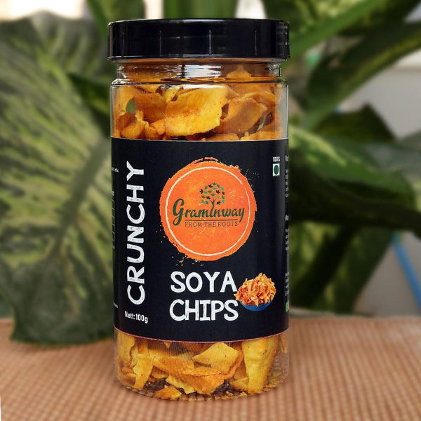 Crunchy Soya Chips, 100gms