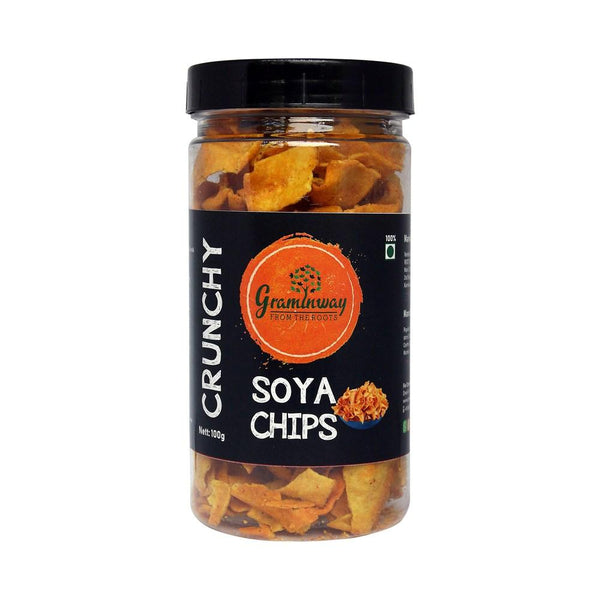 Crunchy Soya Chips, 100gms