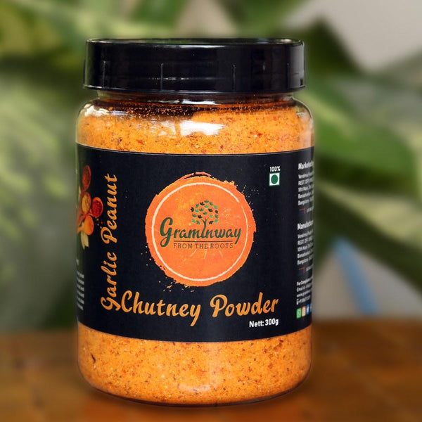 Garlic Peanut Chutney Powder, 200gms