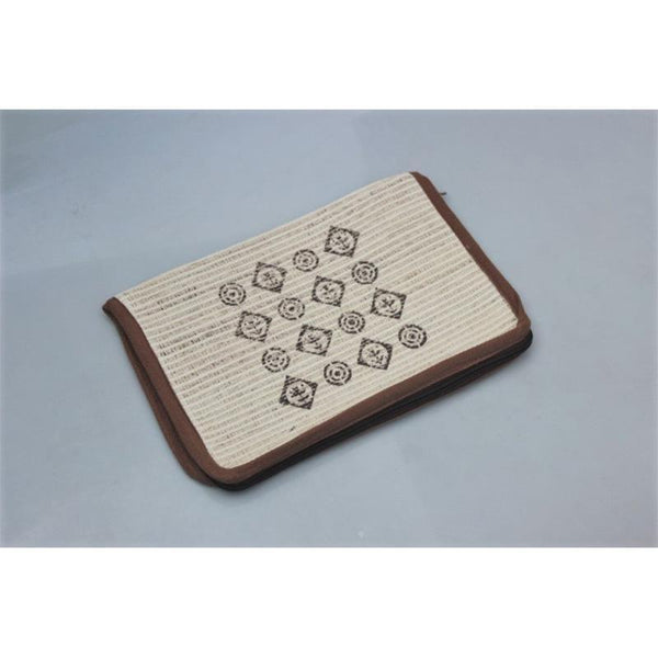 iPad Sleeve Made with Woven Banana and Hibiscus Fibre - Suite 16 Motif