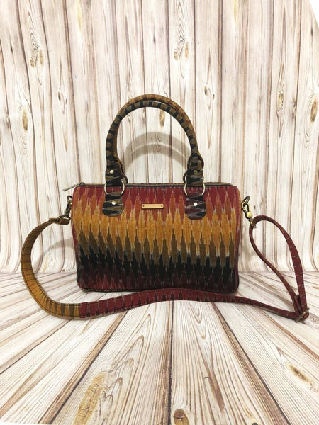 Handwoven Multicoloured Ikat Duffle Bag