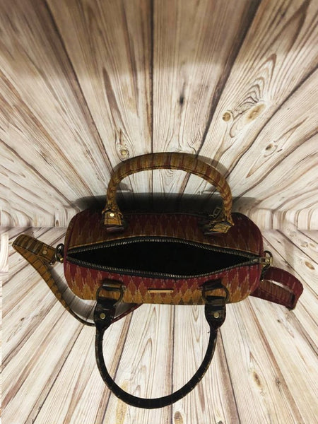 Handwoven Multicoloured Ikat Duffle Bag
