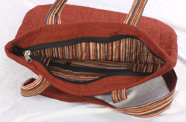 Indus Bag (Brick Red) Created by Women Artisans