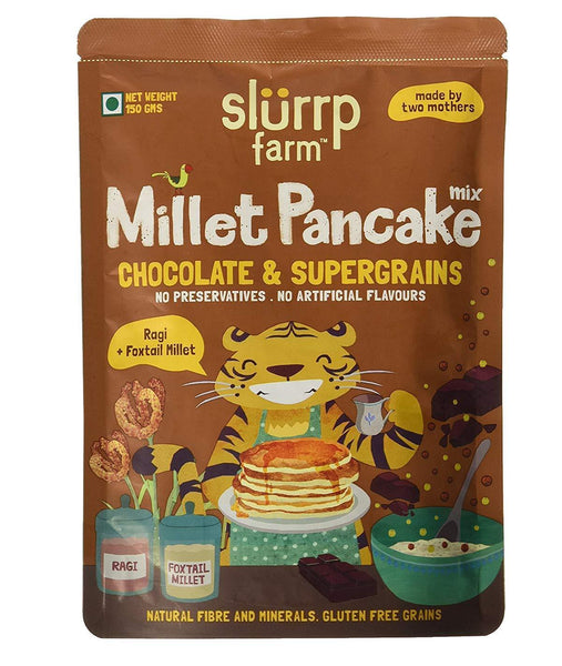 Instant Breakfast Millet Pancake Mix - Chocolate and Supergrains (Pack of 3) - 450g