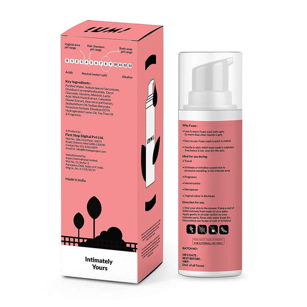 Intimate Foaming Wash for Women with Seabuckthorn Oil, Calendula and Witch Hazel Extract - 150ml