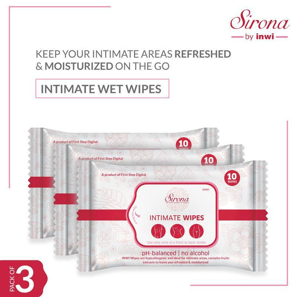 Intimate Wet Wipes (Pack of 3)