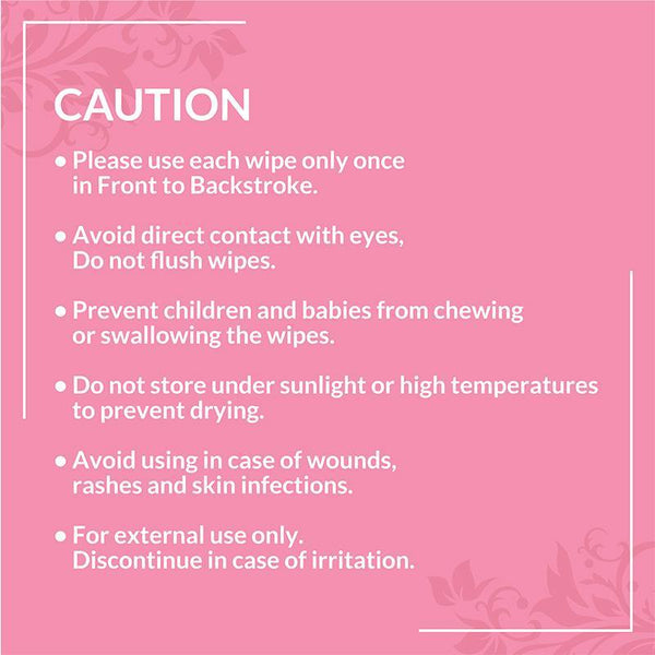 Intimate Wet Wipes (Pack of 5)