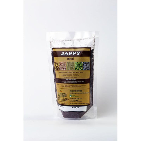 Natural Jappy Powder - Alternative to Coffee and Tea - Pack of 2, 100g each