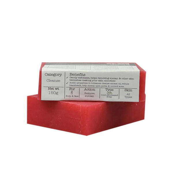 Soulflower Handmade Soap, Tomato, 150g