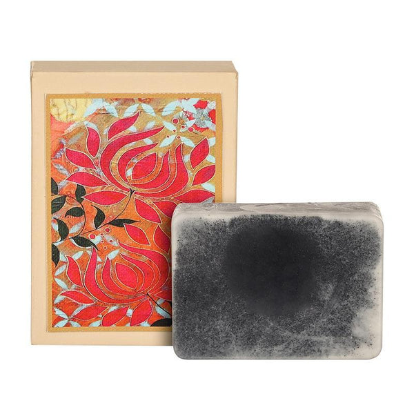 Teatree, Mint, Eucalyptus and Activated Charcoal Antiseptic Soap with Goat Milk and Essential Oils, 125g
