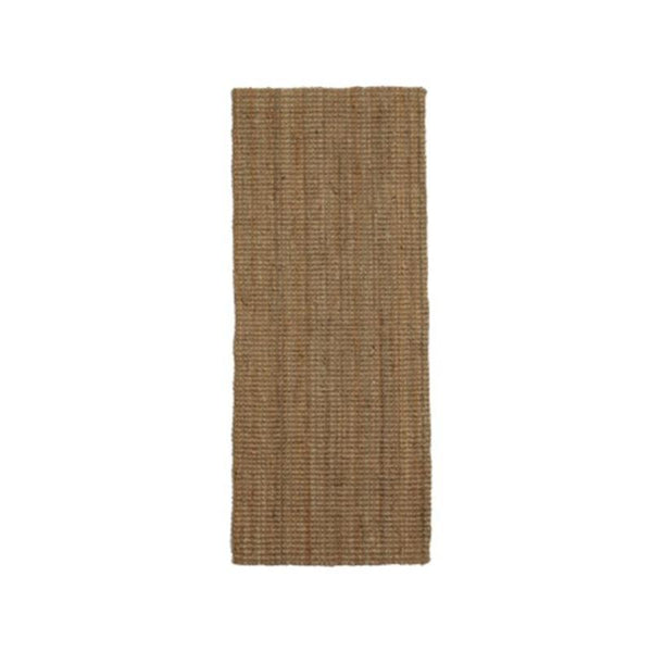 Handspun Natural Jute Boucle Rug without Border JBO6585 (183cm x 77cm)