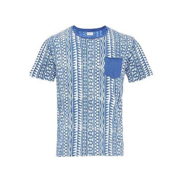 Men's Natural Dyed T-Shirt - Indigo Blue