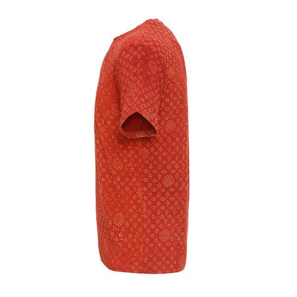 Men's Natural Dyed T-Shirt - Pomegranate Red