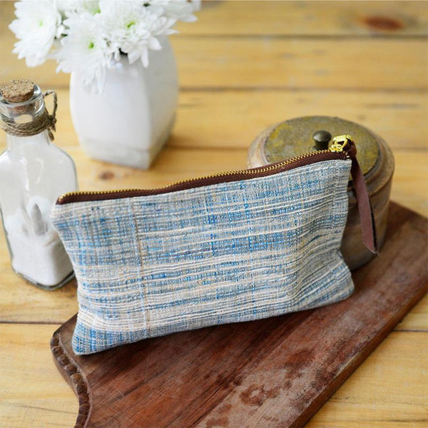 Upcycled Khadi Pouch