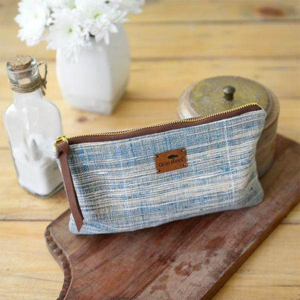 Upcycled Khadi Pouch