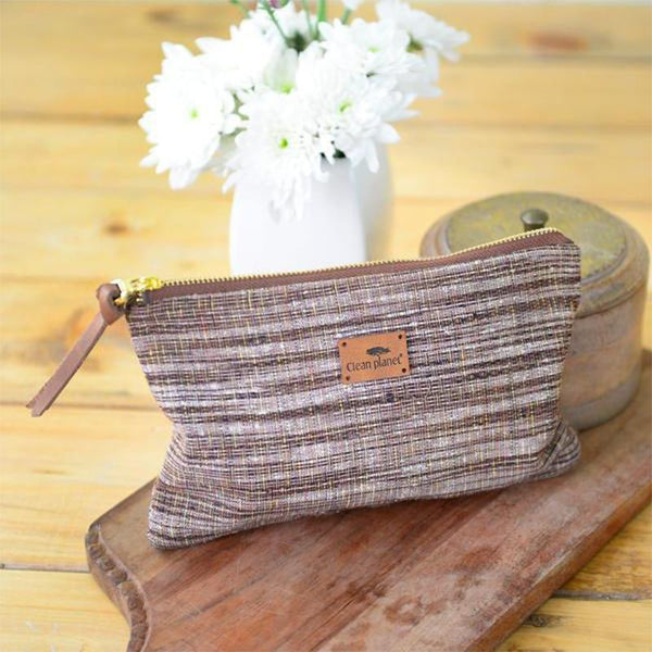 Upcycled Khadi Pouch