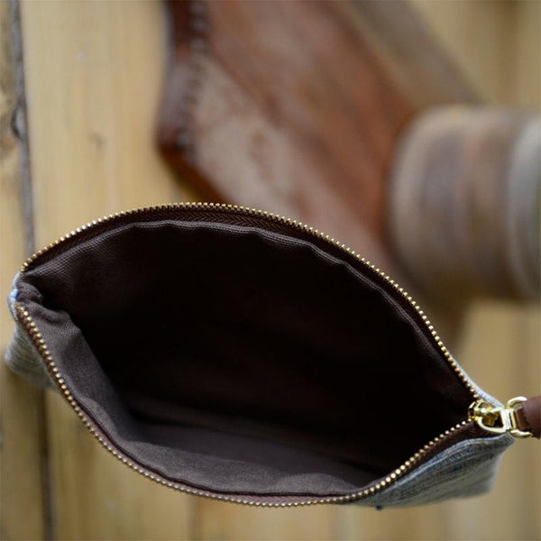 Upcycled Khadi Pouch