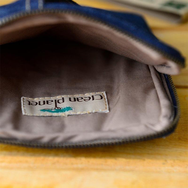 Upcycled Denim Pocket Kindle Sleeve