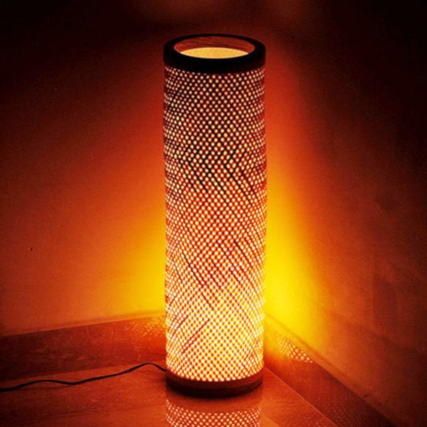 Bamboo Standing Lamp Handcrafted in Assam