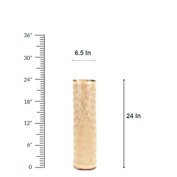 Bamboo Standing Lamp Handcrafted in Assam