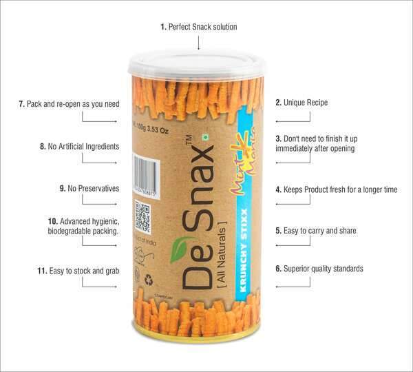 Natural Krunchy Stixx - Mint Mania (Pack of 4)