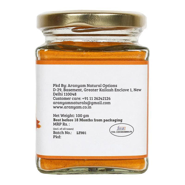 Natural Lakadong Turmeric Powder from Meghalaya, 100g