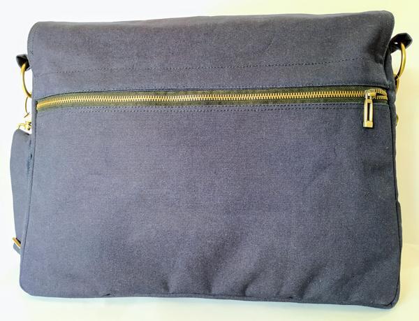 Cotton Canvas Laptop Messenger Bag